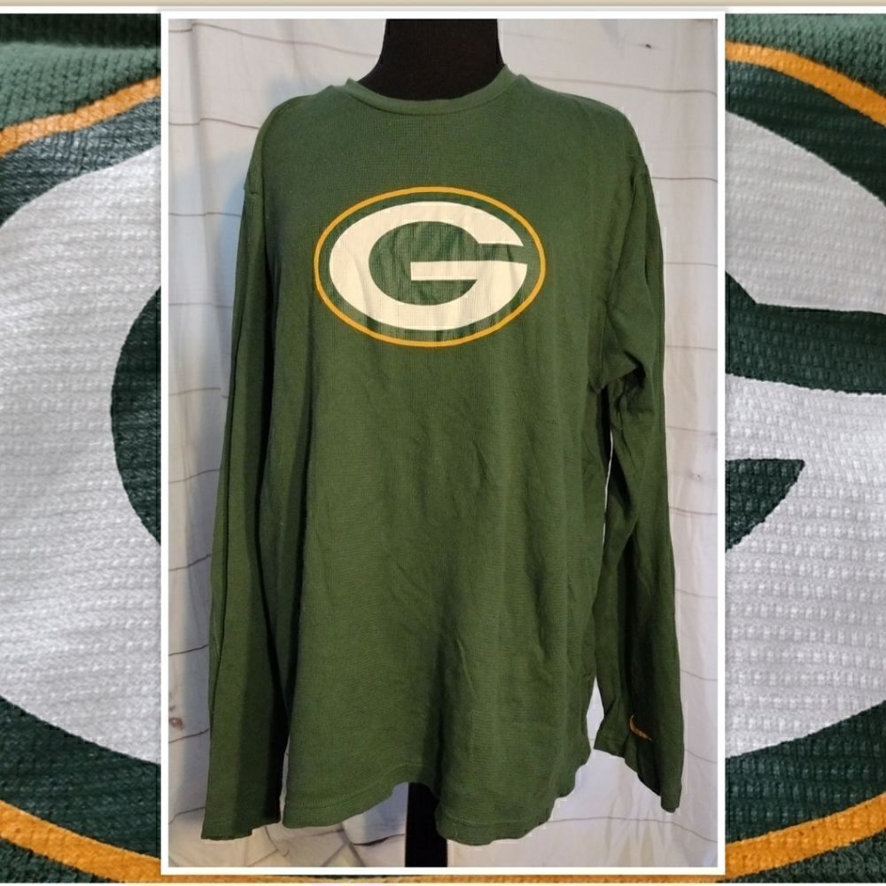 NFL (NIKE) GREEN BAY PACKERS LONG SLEEVE THERMAL T-SHIRT SIZE XL